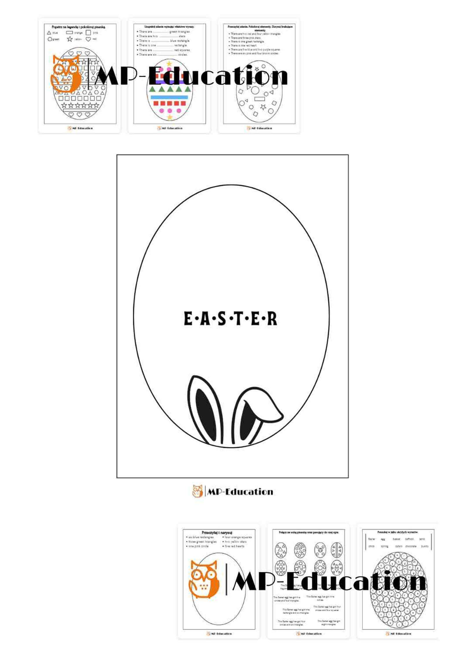 Easter - Wielkanocne kształty (wersja angielska) 0