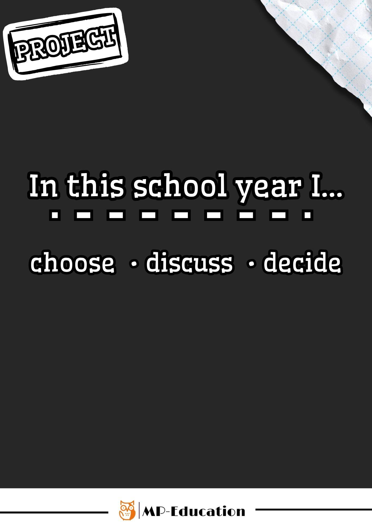 In this school year I... - materiał do dyskusji 0